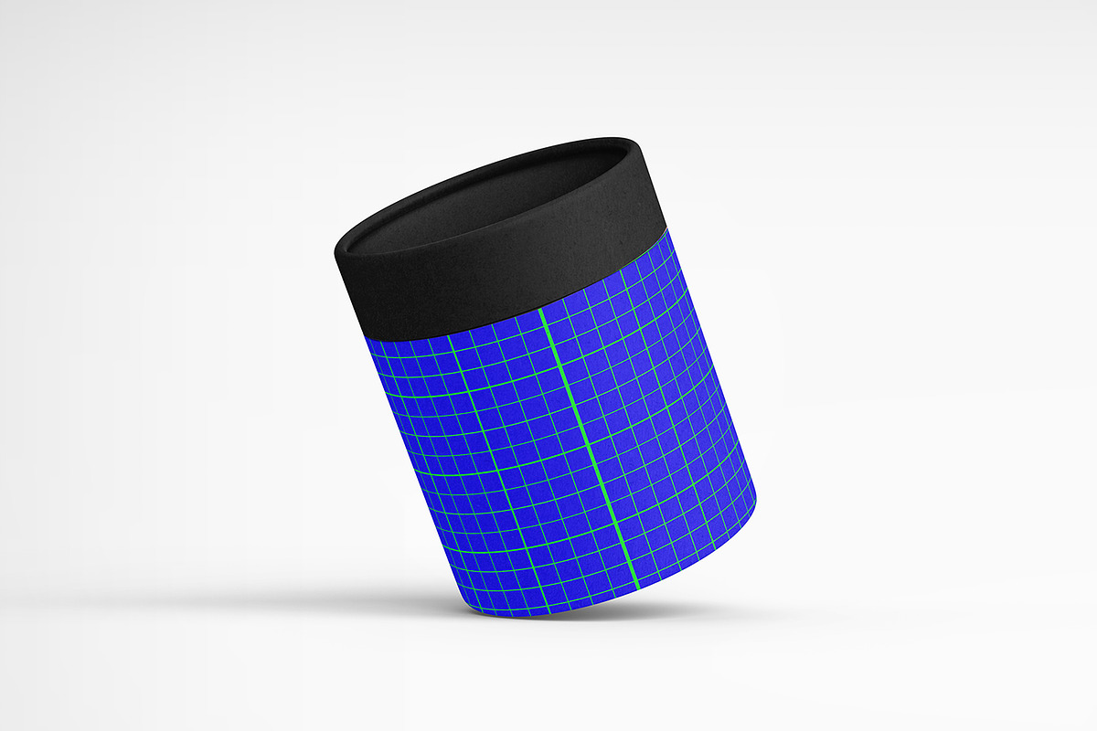 Kraft Cylindrical Tube Package Box, a Packaging Mockup by Ram Studio LLC (Photo 7 of 16)
