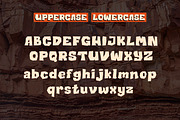 Red Rock A Bold Rugged Display Font, a Handwritten Font by Artolabs (Thumbnail 8 of 9)