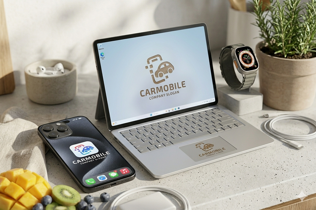 15 Mobile and Smart Phone Tech Logos, a Branding & Logo Template by Design_Planet (Photo 2 of 4)