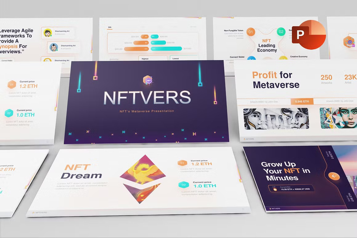 Metaverse Powerpoint Template - Pro, a Presentation Template by GearShift (Photo 1 of 4)