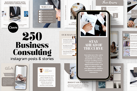 Business Consultant Instagram Post, a Social Media Template by EliteMatidi