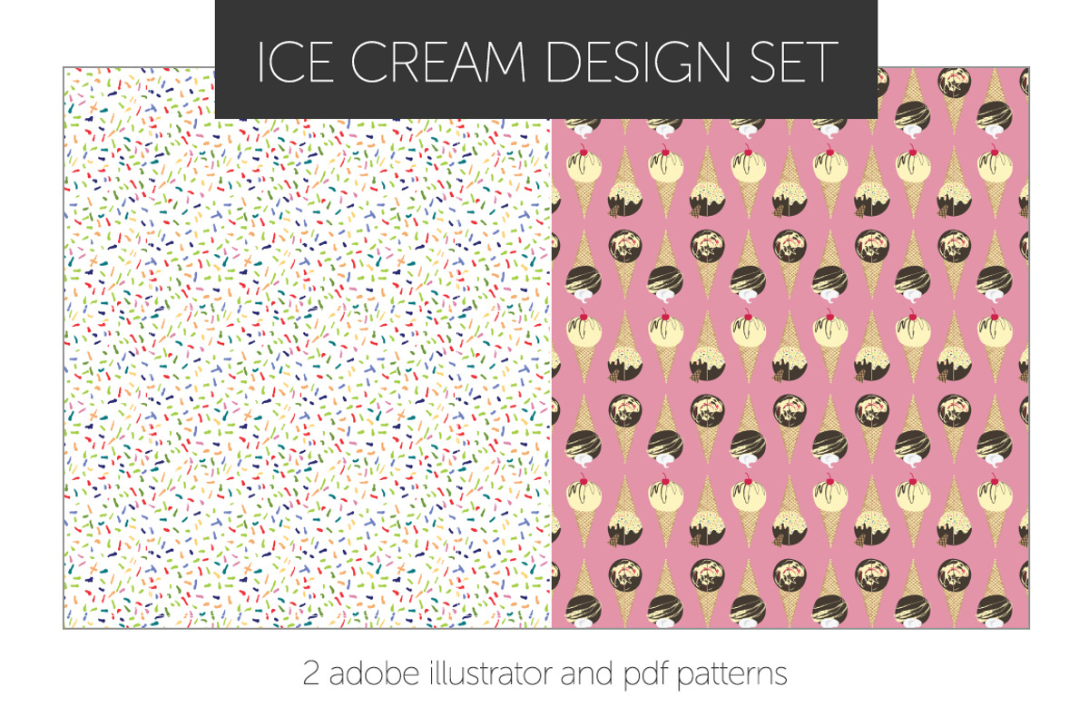 Ice Cream Cone and Dish Designs, an Illustration by Studio Meraki (Photo 6 of 6)