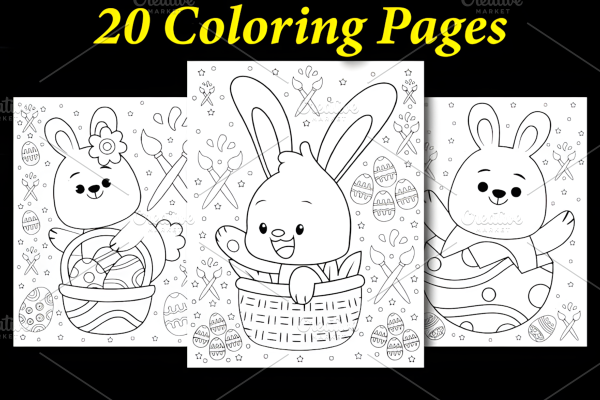 Full Easter Activity Book for Kids, a Seasonal Illustration by Ink Gallery (Photo 2 of 6)