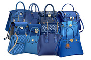 Luxury Handbags Clipart - Dark Blue, an Object Illustration by Une Affaire de Filles (Thumbnail 2 of 5)