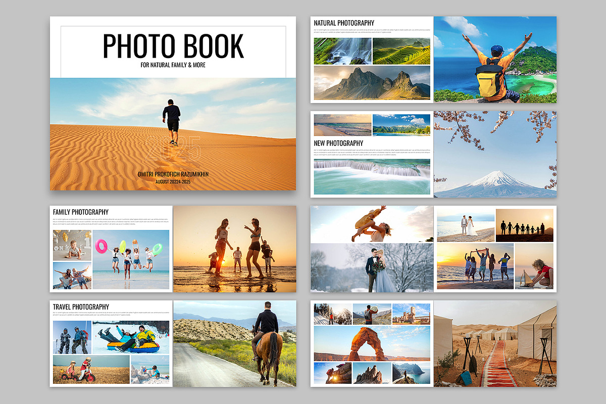 Photo Book Layout Design Template, a Brochure Template by E-Type (Photo 1 of 8)