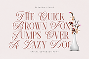 Epical Comeback Font, a Serif Font by zeenesia (Thumbnail 19 of 20)