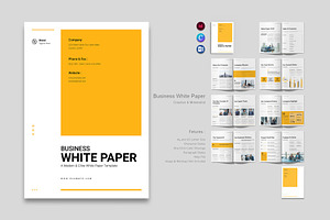 Business White Paper Template, a Brochure Template by ElvinPrint