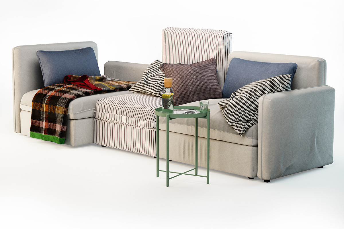 IKEA VALLENTUNA, a Furniture 3D Model by dk 3d models (Photo 4 of 6)