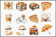 Autumn Aesthetic Elements Clipart, an Illustration by Sublimation Artist (Thumbnail 3 of 6)
