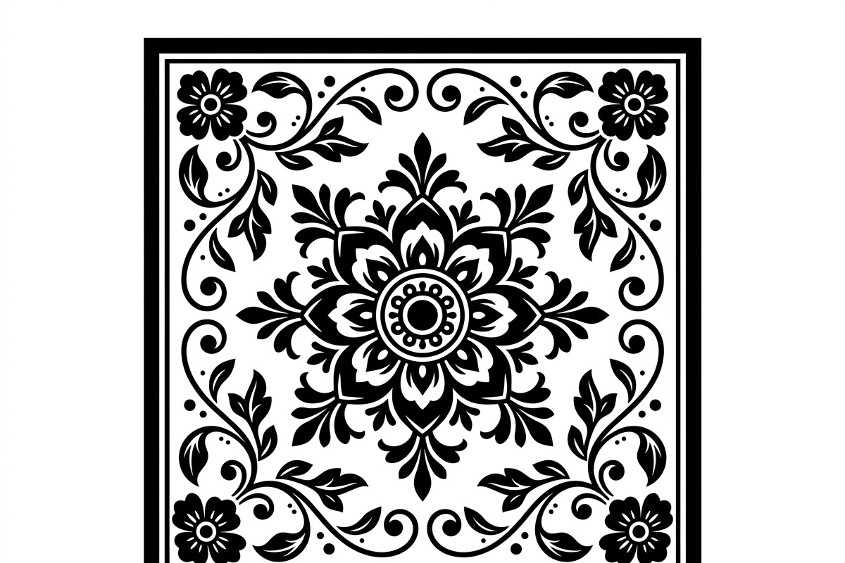 50 Elegant Floral Ornament Bundle, a Decorative Illustration by Amazin_art (Photo 8 of 38)