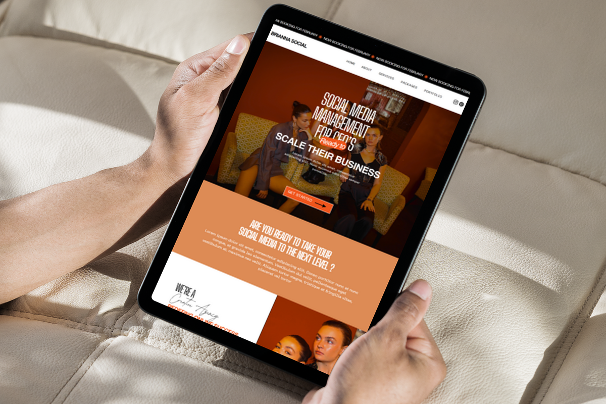 Social Media Manager Canva Website, a Landing Page Template by My Template Studio (Photo 9 of 11)