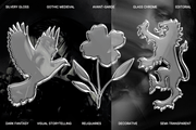 Glass Chrome Collection, an Object Graphic by The Flossy Finch (Thumbnail 13 of 18)