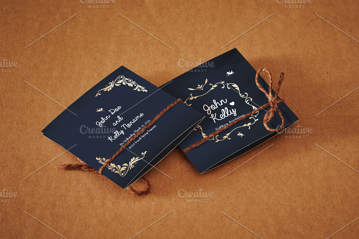 Mini Wedding Invitation Card, an Invitation Template by ShapShapy (Photo 9 of 10)