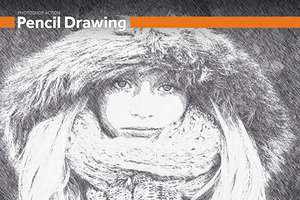 Pencil Drawing - Photoshop Action