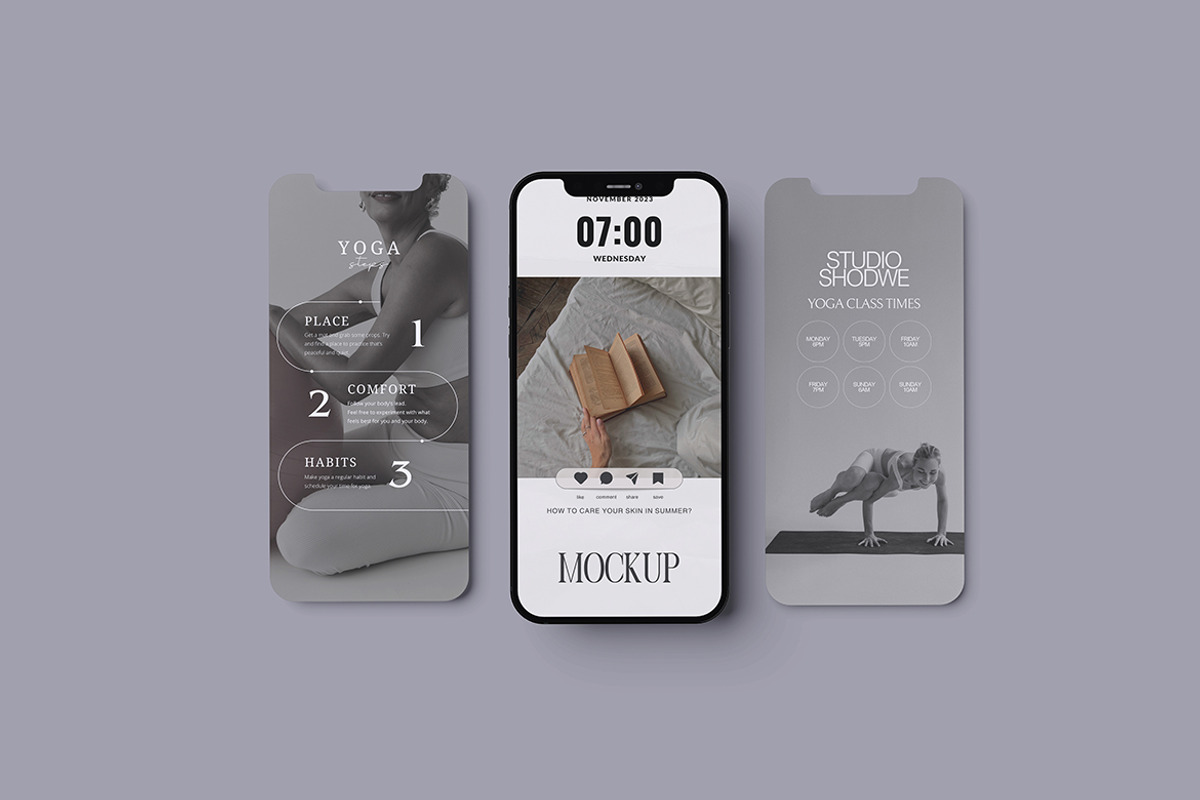 Instagram Post Mockup(Scene Creator), an iPhone Mockup by Creative_A23 (Photo 3 of 4)