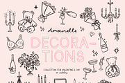 Amourette Hand Drawn Cupids Clipart, a Decorative Illustration by Muse Artist (Thumbnail 5 of 12)