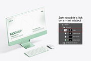 New iMac 24 Desktop Mockup, a Mac Mockup by RamStudio2 (Thumbnail 12 of 16)