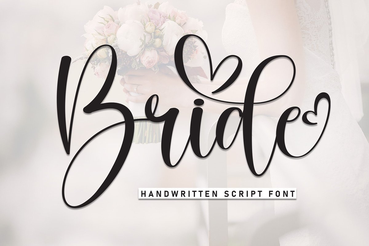 Bride | Script Font, a Handwritten Font by Scratchones (Photo 1 of 9)