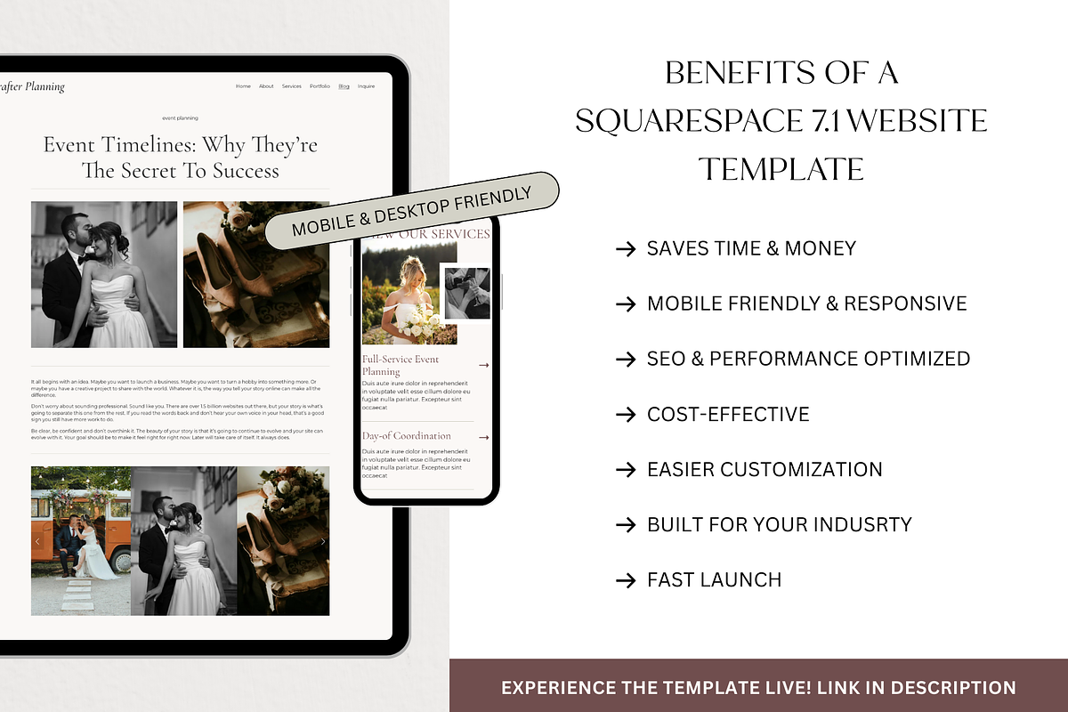 Squarespace Website Template Pink, a Squarespace Template by Breah Designs (Photo 6 of 10)