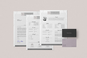 Stylish Resume Template 4 MS Word