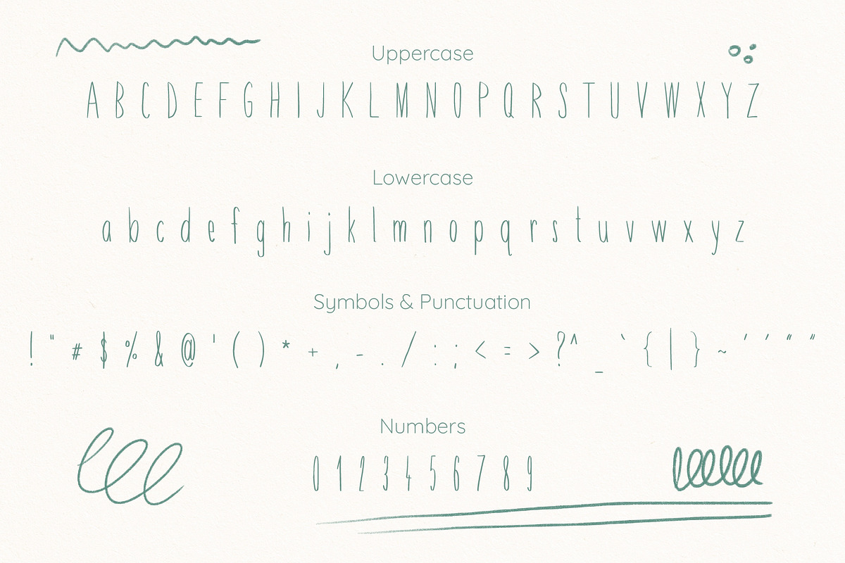 Sharp Pencil, a Handwritten Font by Jelena Sardi (Photo 2 of 7)