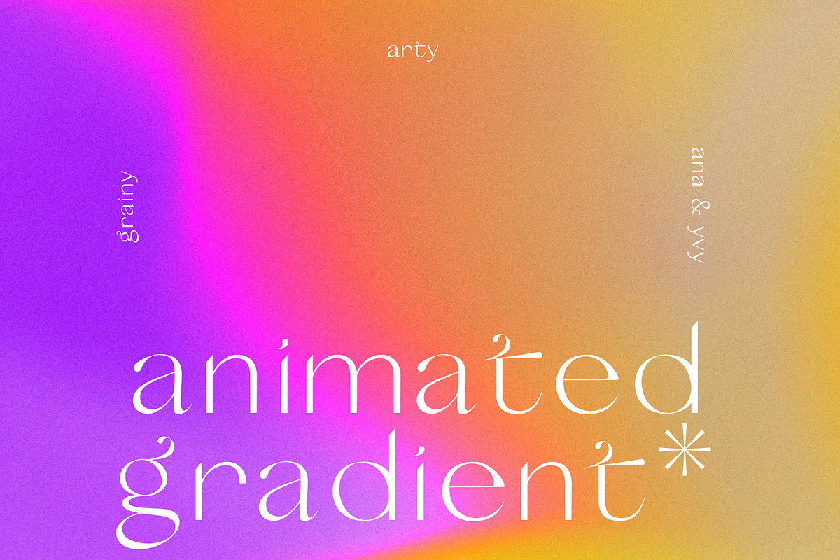 Animated Gradient 〰 grainy dopamin, a Texture Graphic by ana & yvy (Photo 1 of 22)