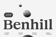 DTF Benhill - Serif Family, a Font by Dora Typefoundry (Thumbnail 1 of 11)