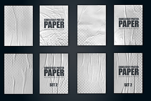 Crumpled Paper - Vector Set