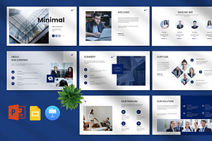 Minimal Presentation Template, a Presentation Template by Pradaxa