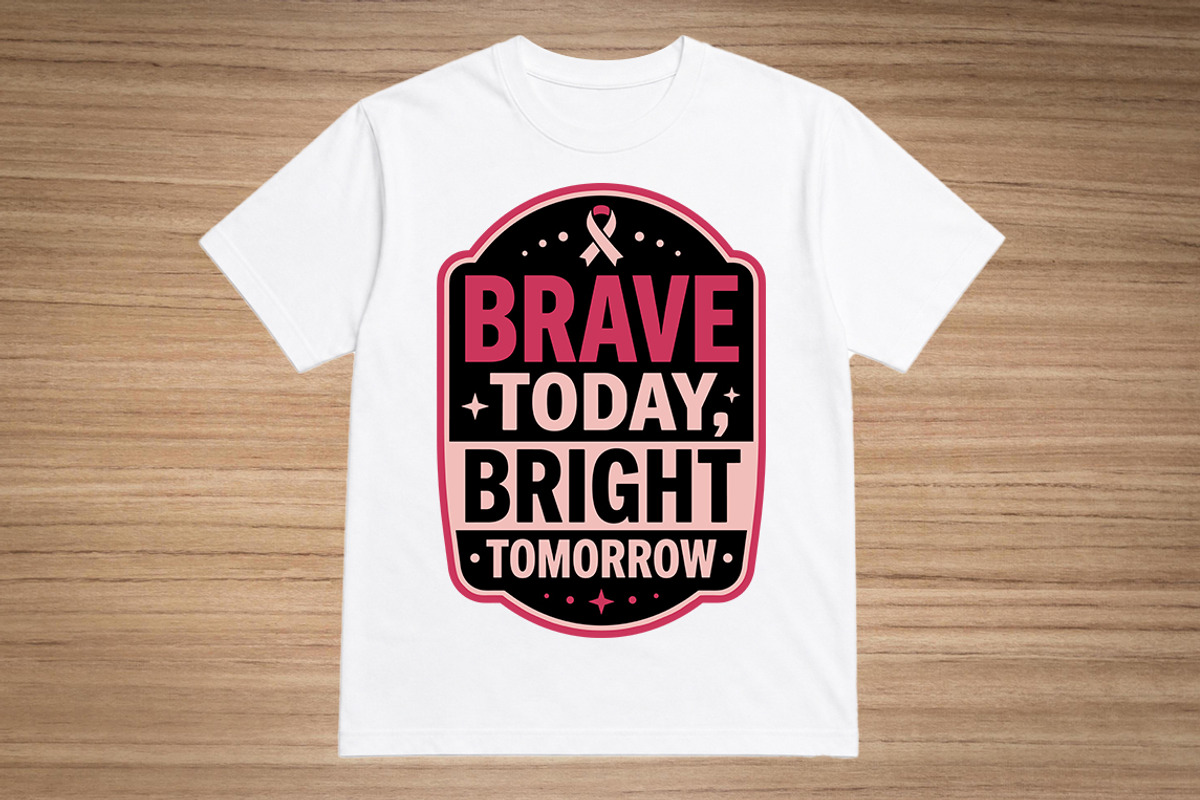 Breast cancer awareness T-shirt, an Object Graphic by hafijul (Photo 1 of 3)