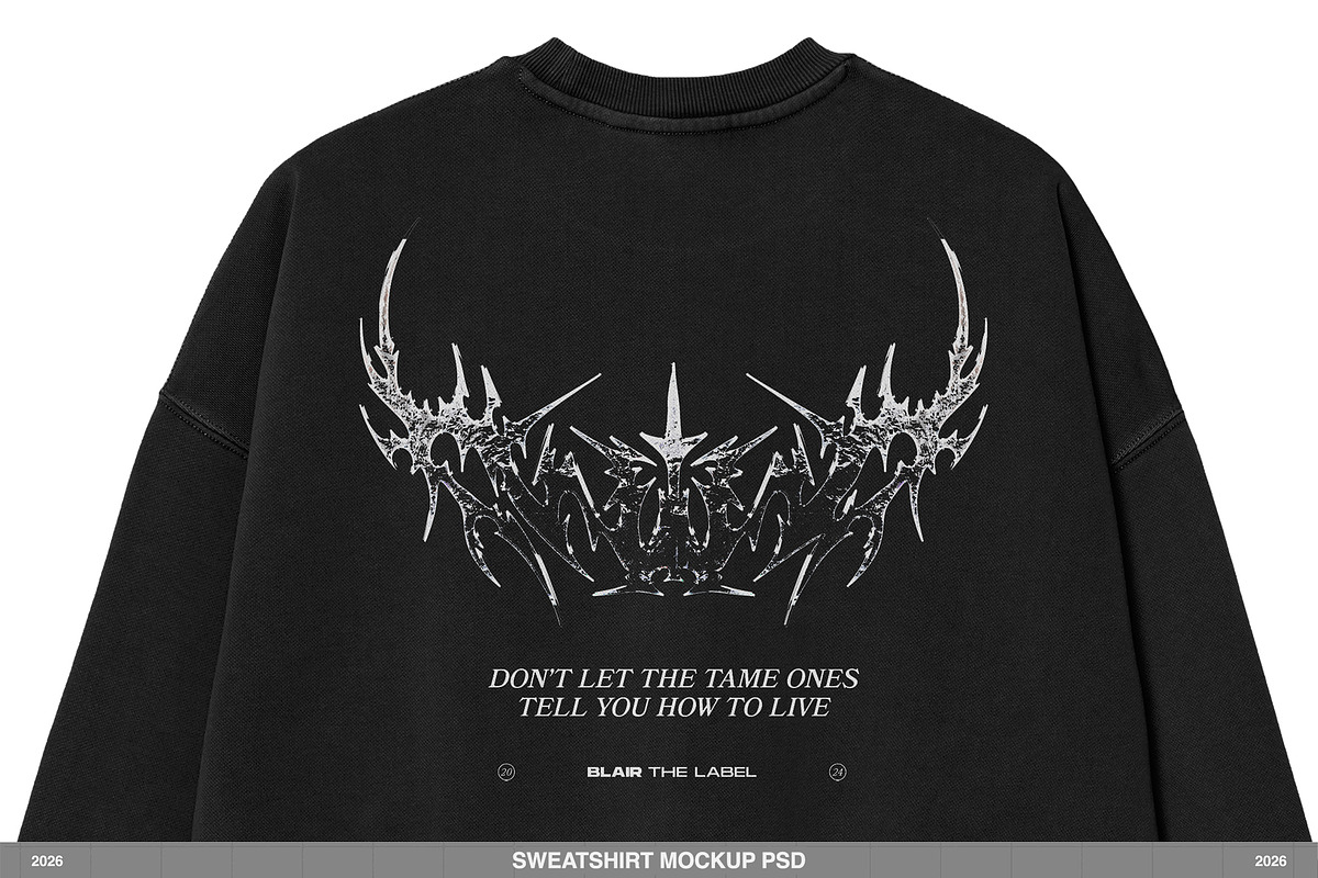 Sweatshirt Mockup PSD, a Shirt Mockup by Irhasalfahad (Photo 5 of 6)