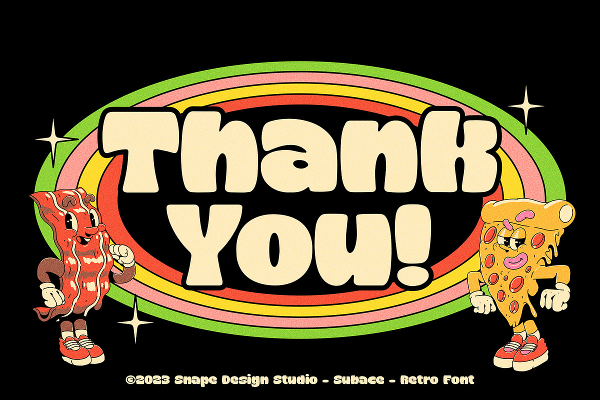 Subace - Retro Font, a Sans Serif Font by Snape Design Studio (Photo 9 of 9)