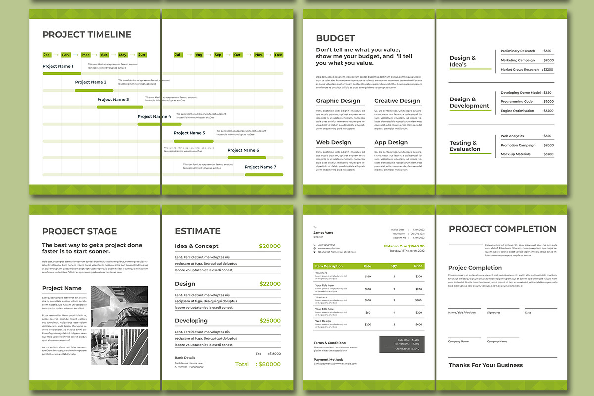 Web Design Project Proposal Design, a Brochure Template by MightyDesign (Photo 2 of 6)