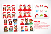 Christmas People Avatar Set Bundle, a Healthcare Illustration by Kakigori Studio (Thumbnail 2 of 2)