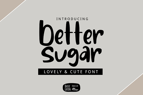 Better Sugar Font preview 6