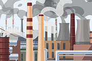 Industrial area with factories, a Healthcare Illustration by Good Studio (Thumbnail 2 of 3)