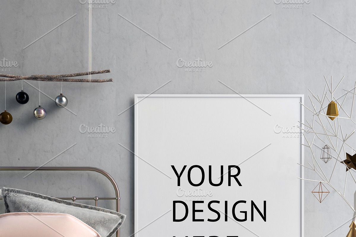 15 bedroom poster mock up, a Household Mockup by ChromiumHeart (Photo 11 of 17)