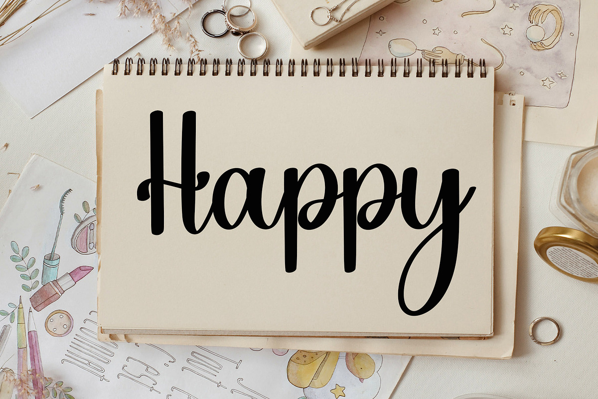 School, a Handwritten Font by InermediaSTUDIO (Photo 2 of 7)