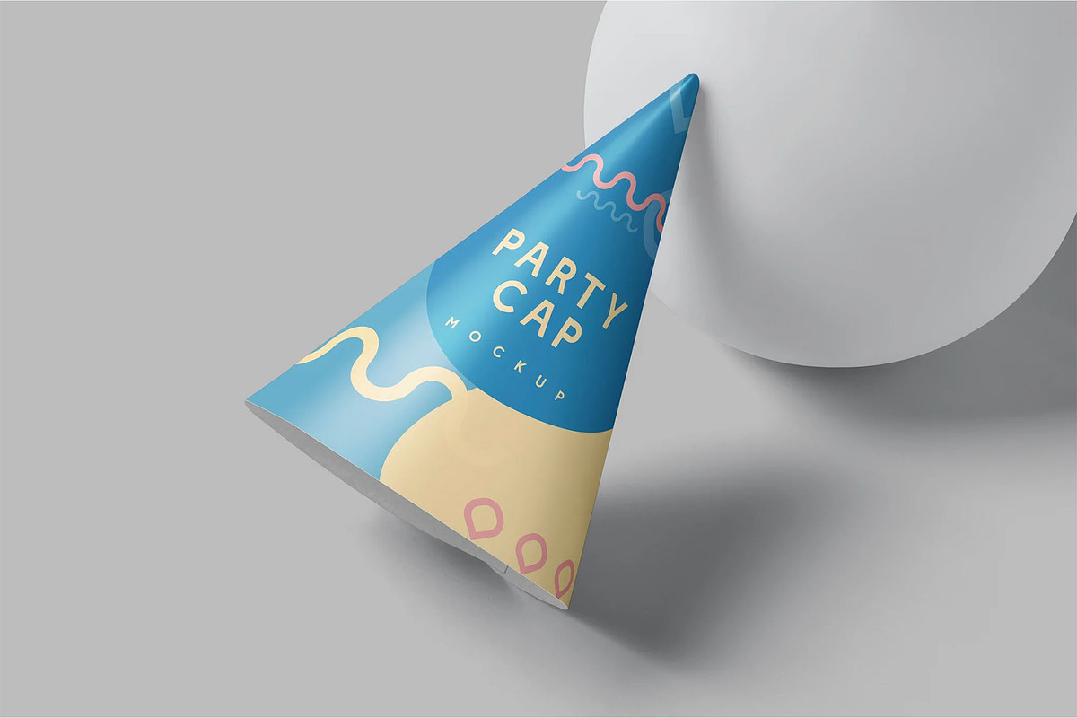 Party Cap Mockups, a Product Mockup by megostudi0 (Photo 3 of 6)