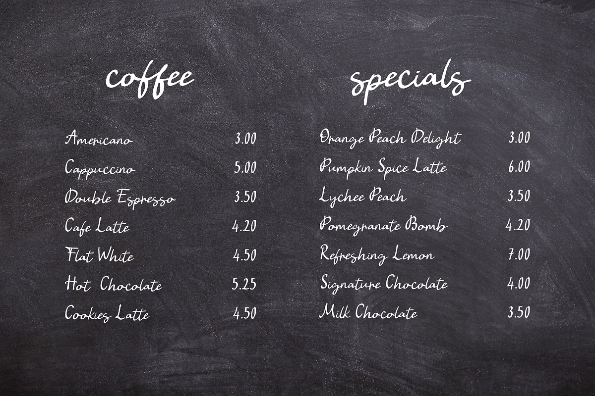 Bon Appetit Darling Pencil Script, a Handwritten Font by Kaya Fonts (Photo 44 of 44)