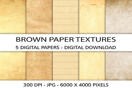 Old brown paper texture background, an Abstract Photo by AdriOP