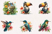 Whimsical Baby Tropical Animals, a Seasonal Illustration by CreationArt (Thumbnail 4 of 7)