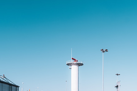Vertical, Airport Tower and Tramac, a Transportation Photo by SkyNext