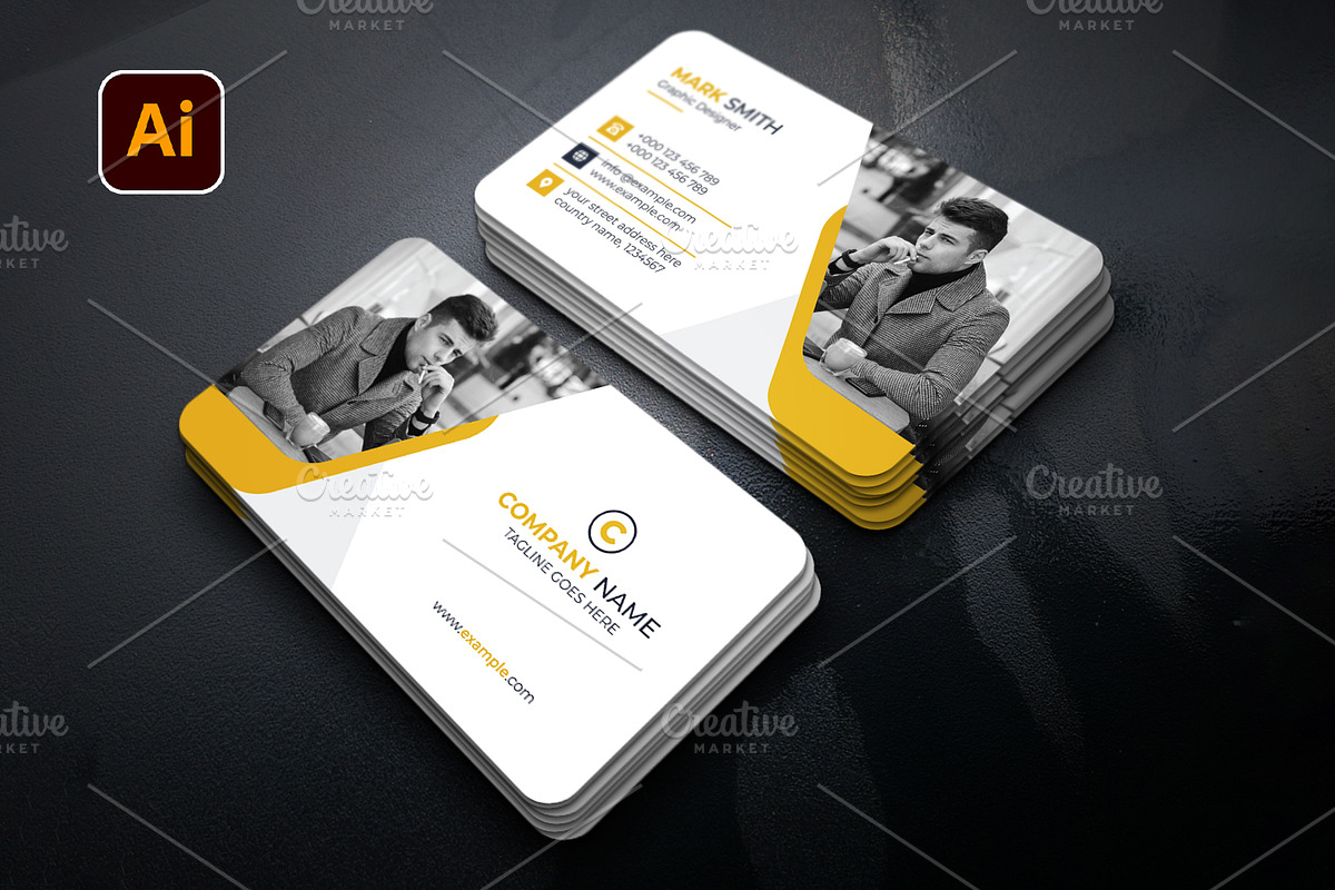 Modern Trendy Creative Business Card, a Business Card Template by Sofir Nayeem