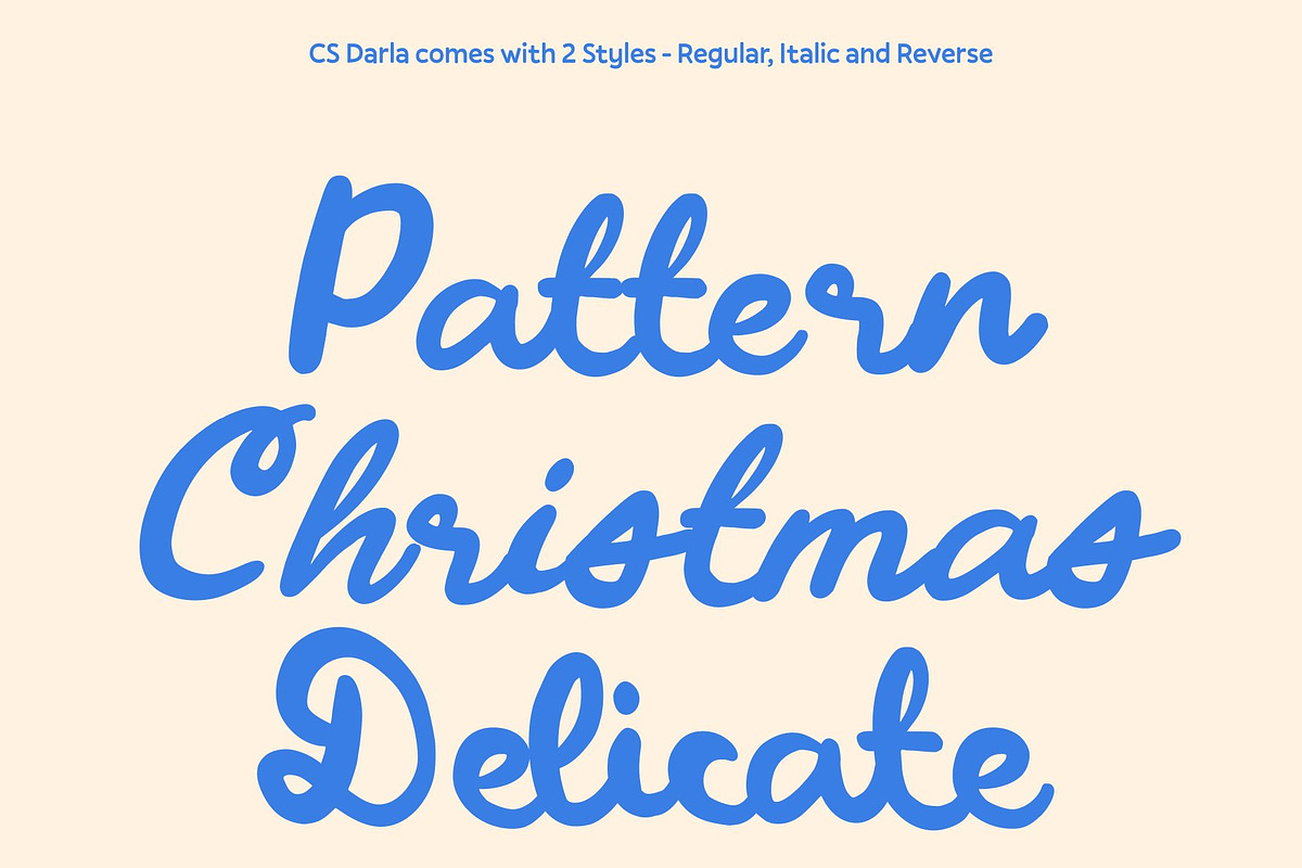 CS Darla – Handwritten Script, a Script Font by Craft Supply Co. (Photo 4 of 8)
