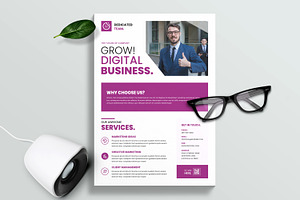 Business Flyer Design Template, a Flyer Template by FlyeredTemplate