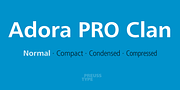 Adora PRO, a Sans Serif Font by preussTYPE (Thumbnail 2 of 40)