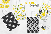 Busy Bees Baby Vector Patterns, a Pattern Graphic by Wild Twig Co (Thumbnail 5 of 9)