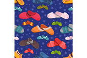 Warm cozy slippers and fluffy flip, an Object Illustration by Vectorbuum (Thumbnail 1 of 3)