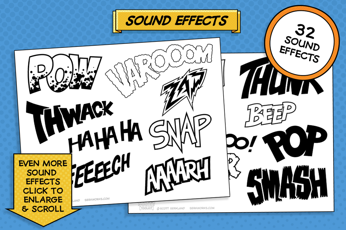 Comic Maker Toolkit, an Object Graphic by Serkworks Art Labs (Photo 10 of 17)